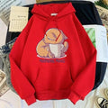 Nouveau sweat à capuche pour femme avec imprimé chat de dessin animé, sweat-shirt ample à capuche pour femme, vêtements à la mode pour femme, pulls molletonnés, sweat à capuche pour adolescente, pulls molletonnés mignons et à la mode