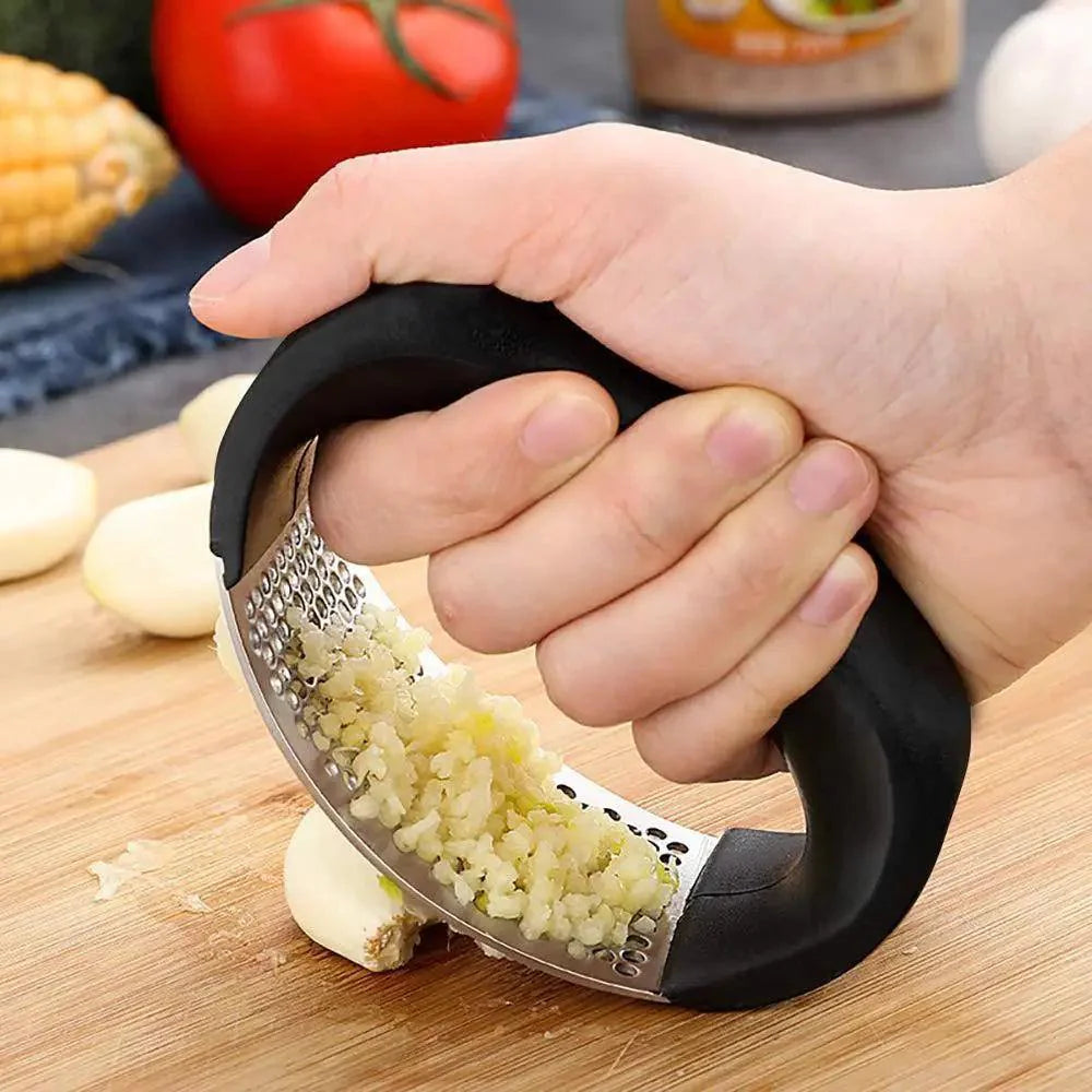Nouvelle presse-ail incroyable en acier inoxydable, 1 pièce, appareil manuel pour la maison, presse-agrumes de cuisine, outils pour l'ail et le gingembre, accessoires de cuisine