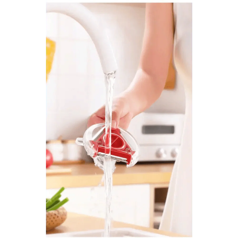 Nouvel ensemble éplucheur magique trio incroyable, éplucheur trancheur en acier inoxydable, déchiqueteur, coupe-légumes, outil de cuisine multi-lames