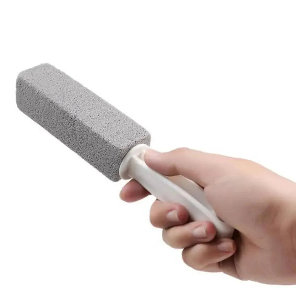 Nouvelle brosse de nettoyage portative incroyable en pierre ponce pour toilettes, carrelages, éviers, baignoires, outil de nettoyage à 360 degrés, gadgets de salle de bain