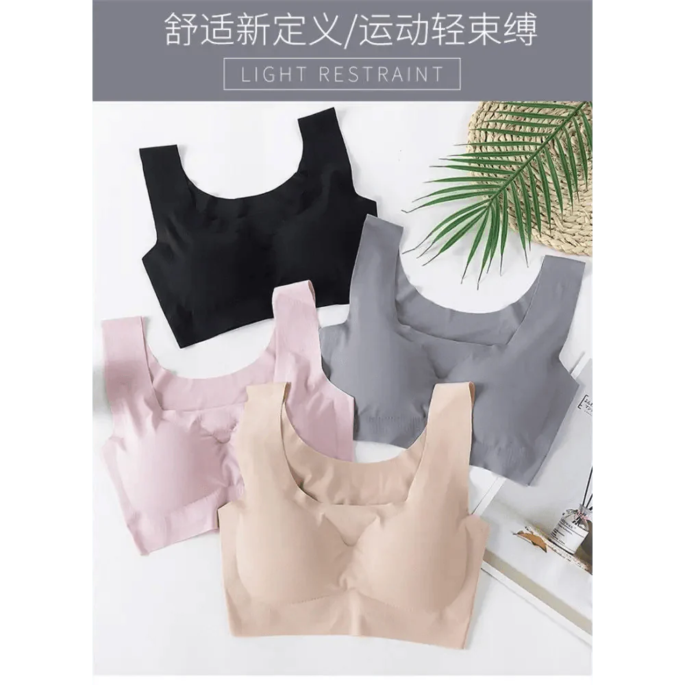Nouveau soutien-gorge de sport sans couture incroyable pour femmes, rembourré push-up, haut de sport yoga antichoc, grande taille, soutien-gorge d'entraînement de gym, gilet de sport à dos en U