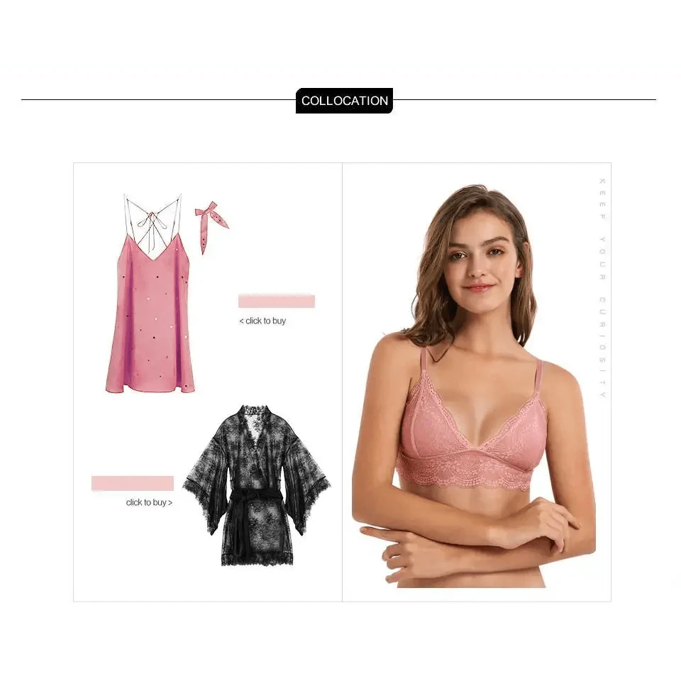 Nouveaux Sous-vêtements Incroyables Pour Femmes Soutien-gorge Sexy Sans Doublure Lingerie en Dentelle Bonnets Intimes Soutien-gorge Push-Up Pour Femme