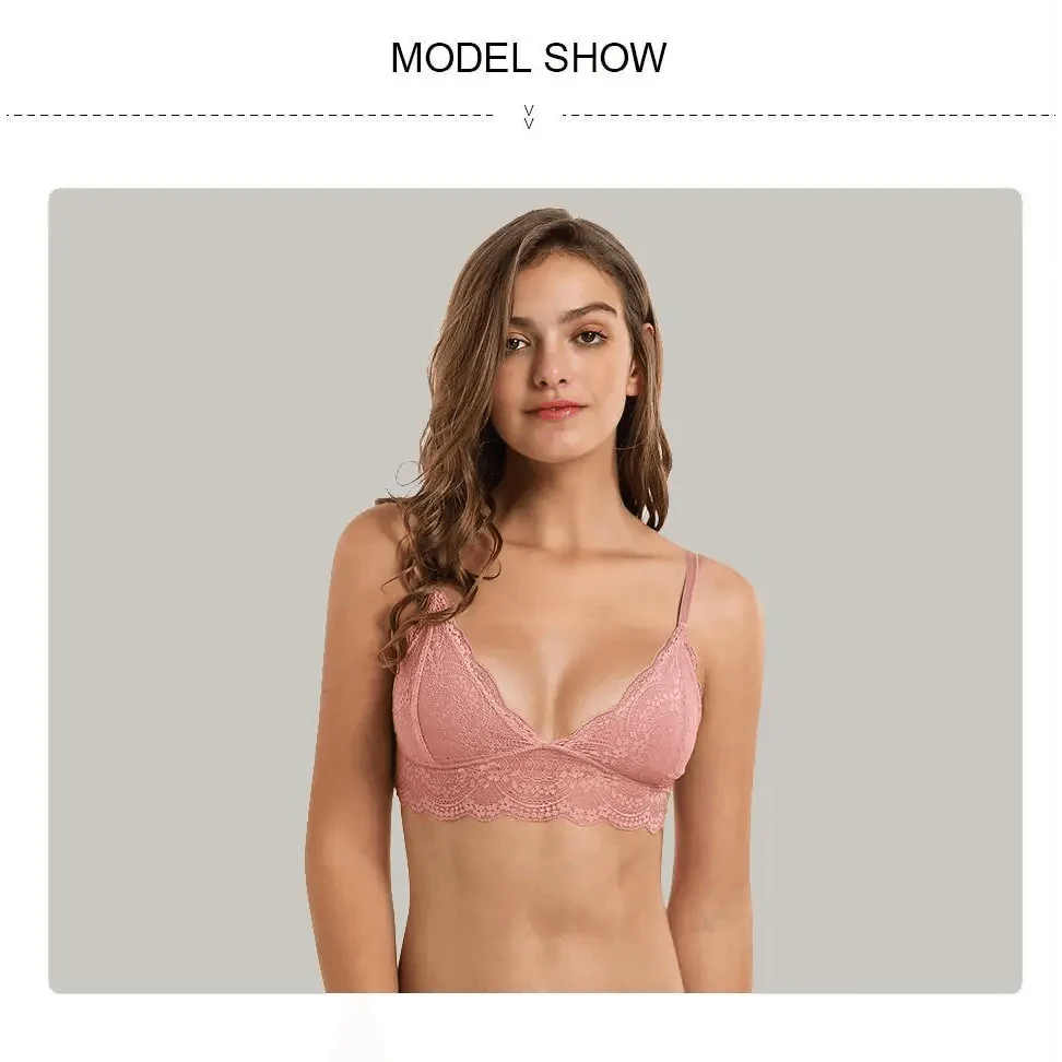 Nouveaux Sous-vêtements Incroyables Pour Femmes Soutien-gorge Sexy Sans Doublure Lingerie en Dentelle Bonnets Intimes Soutien-gorge Push-Up Pour Femme