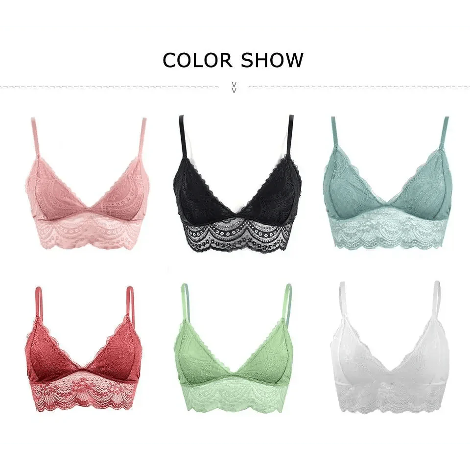 Nouveaux Sous-vêtements Incroyables Pour Femmes Soutien-gorge Sexy Sans Doublure Lingerie en Dentelle Bonnets Intimes Soutien-gorge Push-Up Pour Femme