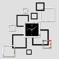 Nouvelle Grande Horloge Murale Design Moderne Acrylique Miroir Quartz Montre Autocollants Horloges Décoration Murale Horloge Murale Quartz Acrylique Miroir Autocollants Décoration Maison Horloges 3D