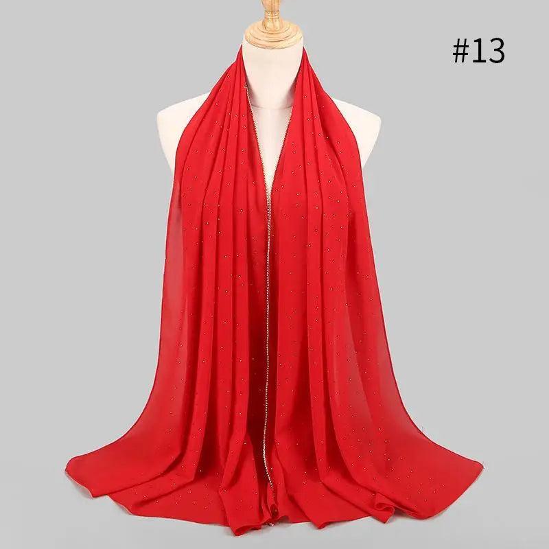 Nouveau foulard de luxe en mousseline dorée, uni, doux et long, pour femmes musulmanes, hijab, châle et écharpe.