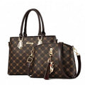 Nouvel ensemble de sacs en cuir de luxe 2 pièces Sac à main pour femmes et filles Sac bandoulière élégant cadeau pour femmes
