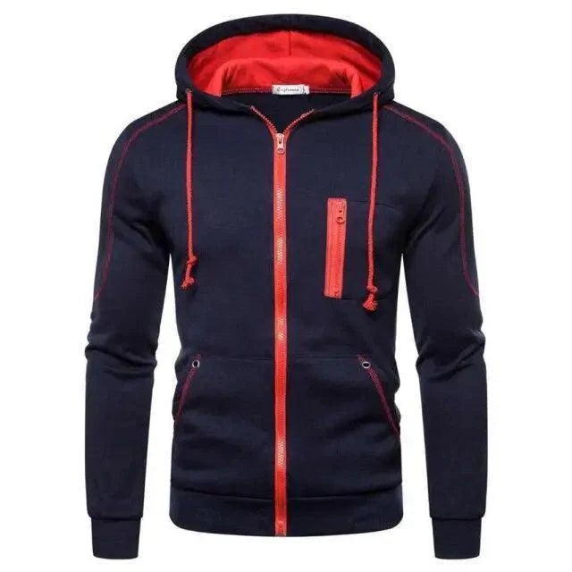 Nouvelle Veste à Capuche Polaire Homme Manteau à Capuche Sportswear Homme Streetwear Survêtement Ensembles de Sweat-shirts à Capuche Décontractés Jogging Athlétique
