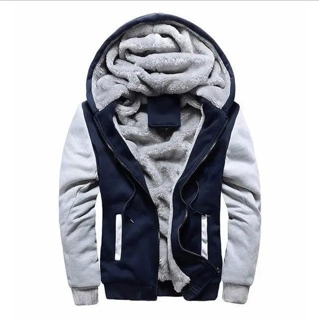 Nouveaux sweats à capuche pour hommes, hiver, épais, chaud, polaire, manteau de sport, streetwear masculin, pull d'hiver chaud en polaire, veste rembourrée épaisse, sweat à capuche.