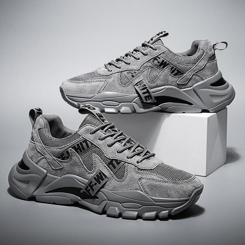 Nouvelles baskets montantes décontractées pour homme, respirantes, sportives, de haute qualité, pour le printemps et l'été, pour la marche, athlétiques, en maille.