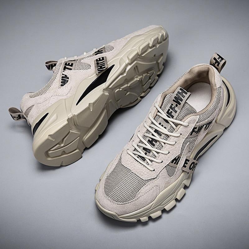 Nouvelles baskets montantes décontractées pour homme, respirantes, sportives, de haute qualité, pour le printemps et l'été, pour la marche, athlétiques, en maille.
