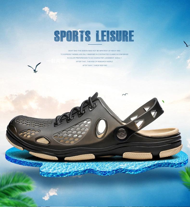 Nouvelles Sandales Homme Tongs d'Été Claquettes Chaussures Décontractées de Plage Extérieur Sandales Aquatiques Chaussures de Plage Extérieur Jardin Piscine Douche Sandales d'Été Claquettes d'Extérieur