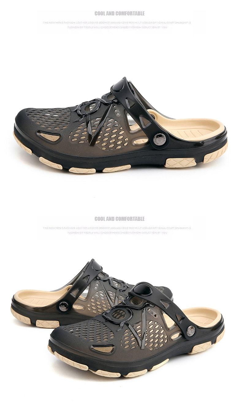 Nouvelles Sandales Homme Tongs d'Été Claquettes Chaussures Décontractées de Plage Extérieur Sandales Aquatiques Chaussures de Plage Extérieur Jardin Piscine Douche Sandales d'Été Claquettes d'Extérieur