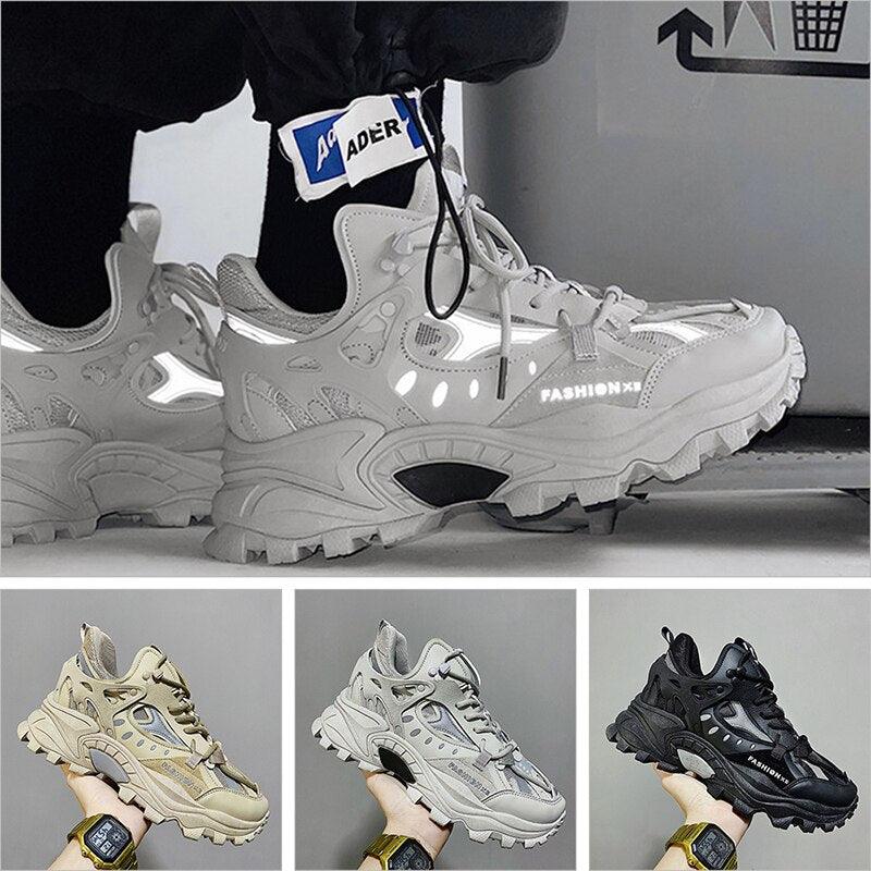 Nouvelles baskets pour hommes, chaussures de sport respirantes, chaussures décontractées pour couple, chaussures de course à semelle épaisse, baskets de sport, baskets de mode confortables pour hommes