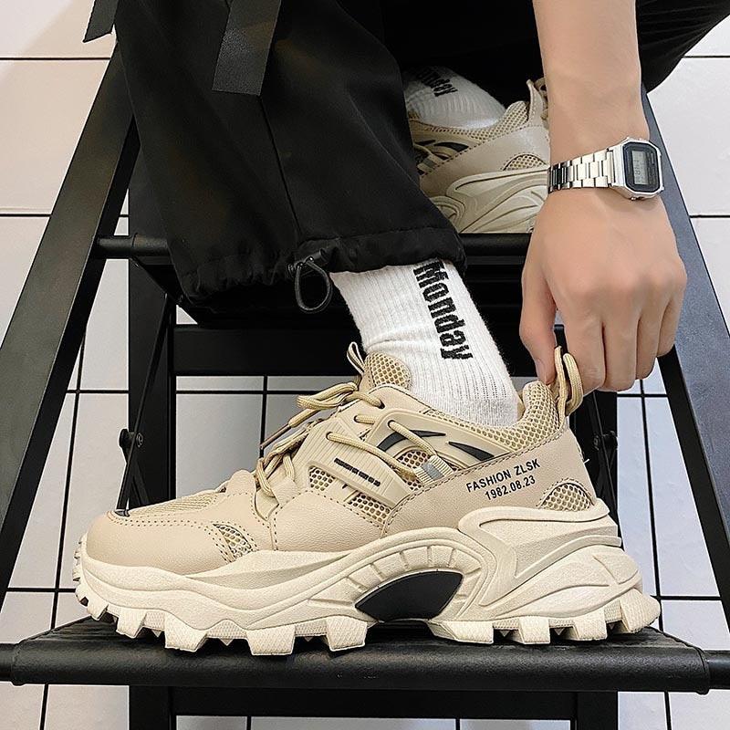 Nouvelles baskets pour hommes, chaussures de sport respirantes, chaussures décontractées pour couple, chaussures de course à semelle épaisse, baskets de sport, baskets de mode confortables pour hommes