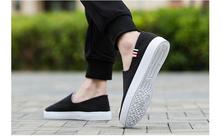 Nouvelles chaussures décontractées plates en toile pour hommes et femmes Chaussures élégantes légères Baskets décontractées pour hommes Baskets blanches modernes et confortables