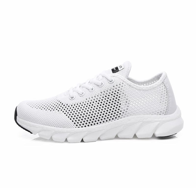 Nouvelles baskets en maille pour femmes, chaussures plates respirantes pour femmes, légères, antidérapantes, pour le sport, la course à pied, chaussures de marche à la mode, respirantes et antidérapantes pour femmes