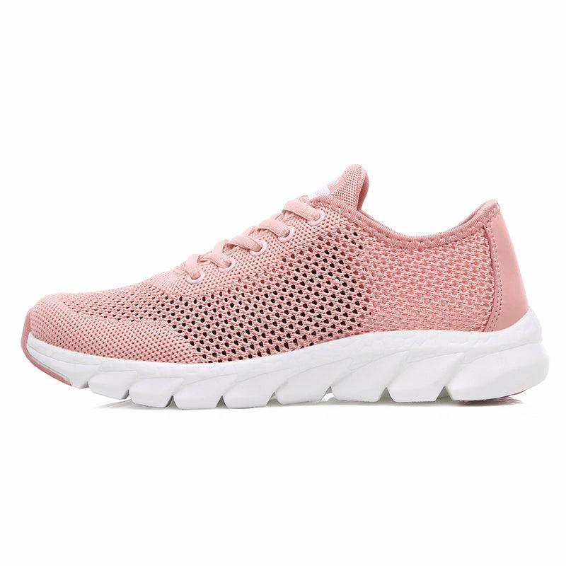Nouvelles baskets en maille pour femmes, chaussures plates respirantes pour femmes, légères, antidérapantes, pour le sport, la course à pied, chaussures de marche à la mode, respirantes et antidérapantes pour femmes