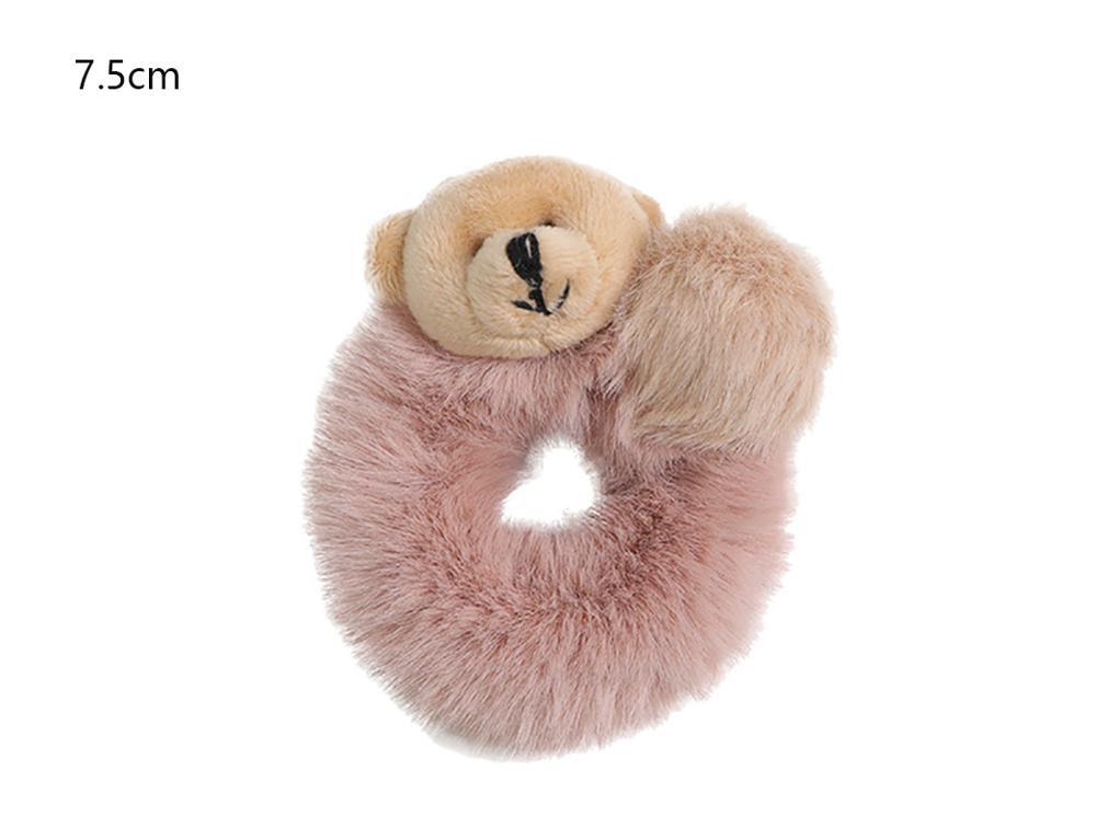 Nouvel élastique à cheveux en fourrure de vison pour femmes, accessoire, bandeau duveteux, chouchou, anneau à cheveux élastique, bracelet de mode, chouchou, bandeau, pompon, anneau élastique pour cheveux.
