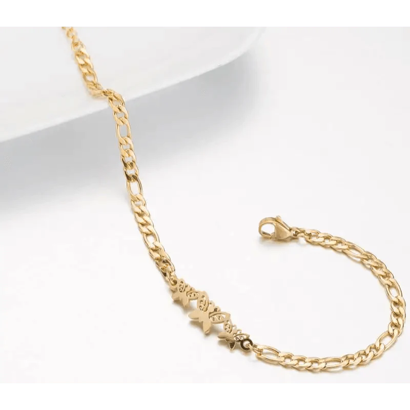 Nouveau bracelet de luxe moderne et élégant en acier inoxydable pour femmes, jolis bracelets de perles d'animaux papillon éléphant, accessoires de bijoux