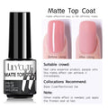Nouveau vernis à ongles semi-permanent UV gel mat coloré, effet moderne, style luxe pour femmes et filles