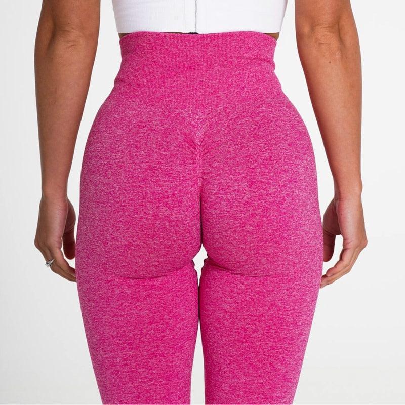 Nouveau Legging Rose Sans Couture Femme Vêtements De Sport Gym Push Up Legging Leggings De Levage Pour Femmes Leggings D'entraînement Sans Couture Pantalon De Yoga Taille Haute Sport Femme Fitness Vêtements De Sport Actifs