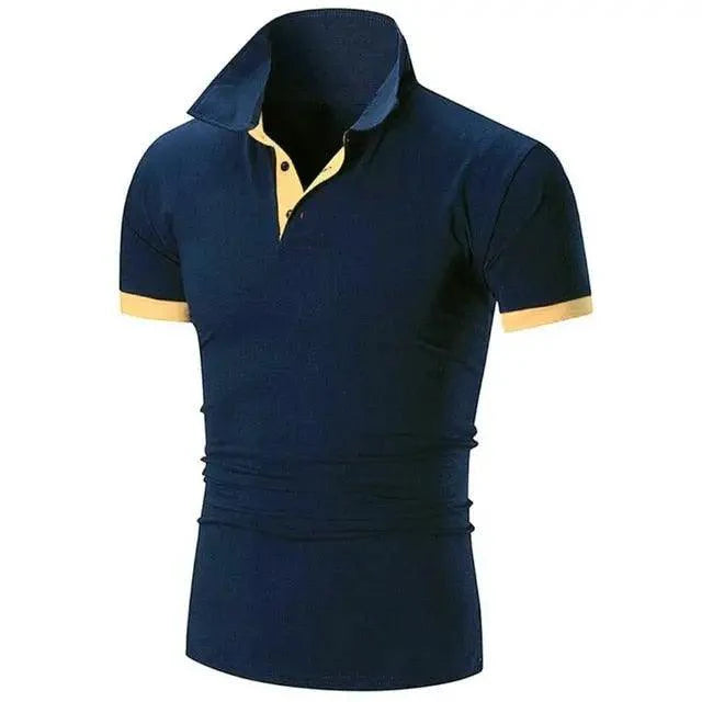 Nouveau Polo Homme Été Frais Chemises Polo pour Hommes à Manches Courtes Vêtements d'Affaires Luxe T-shirt Polo Homme Polos Manches Courtes Femme T-shirt d'Été Homme Revers Décontracté à Manches Courtes pour Homme Hauts à Demi-Manches