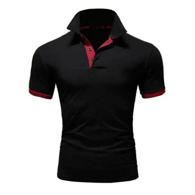 Nouveau Polo Homme Été Frais Chemises Polo pour Hommes à Manches Courtes Vêtements d'Affaires Luxe T-shirt Polo Homme Polos Manches Courtes Femme T-shirt d'Été Homme Revers Décontracté à Manches Courtes pour Homme Hauts à Demi-Manches