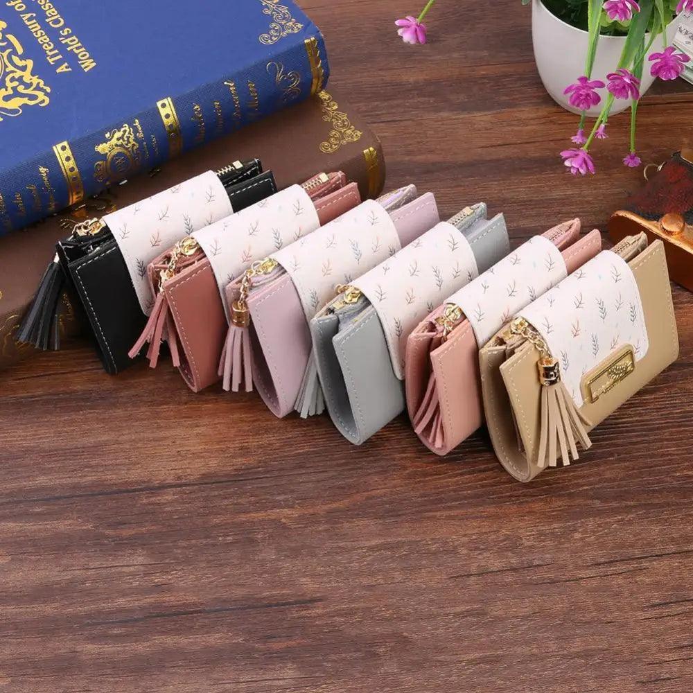 Nouveaux Petits Sacs à Main Pochette en Cuir PU Porte-Cartes et Petit Porte-Monnaie pour Femmes et Filles