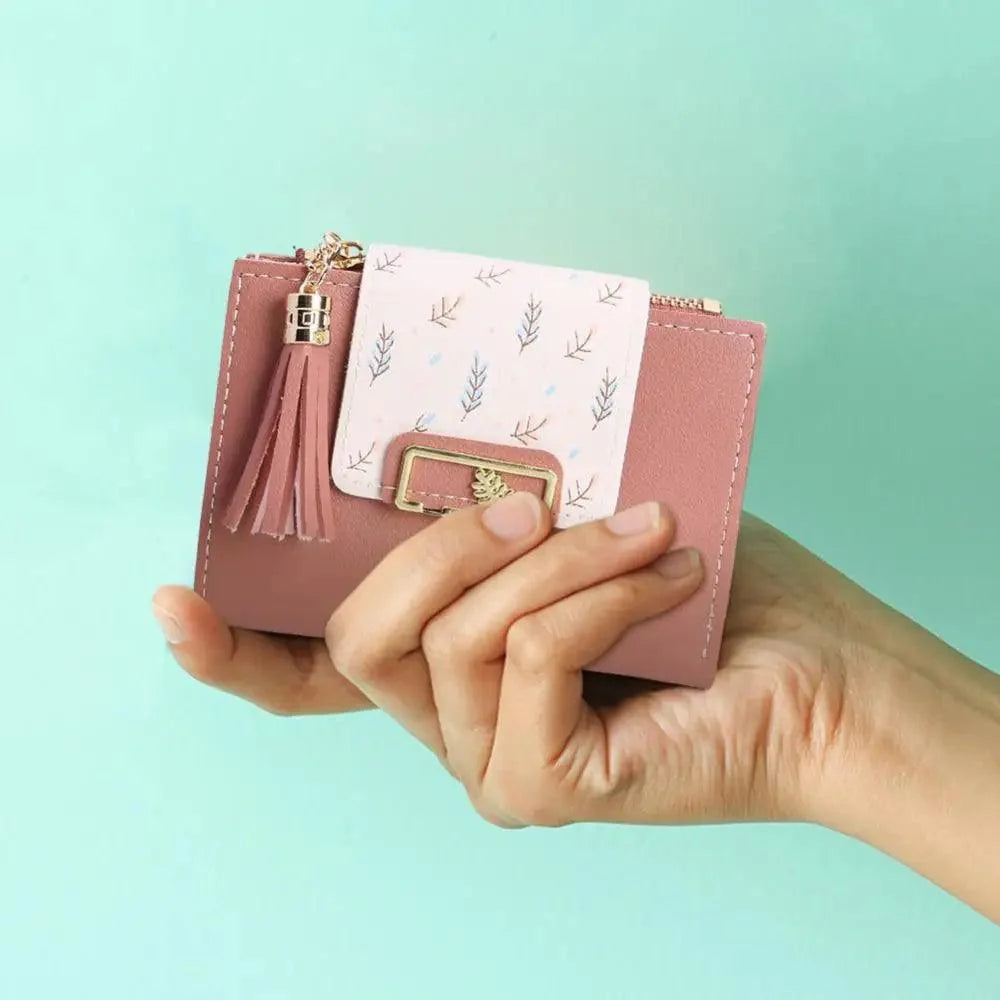 Nouveaux Petits Sacs à Main Pochette en Cuir PU Porte-Cartes et Petit Porte-Monnaie pour Femmes et Filles