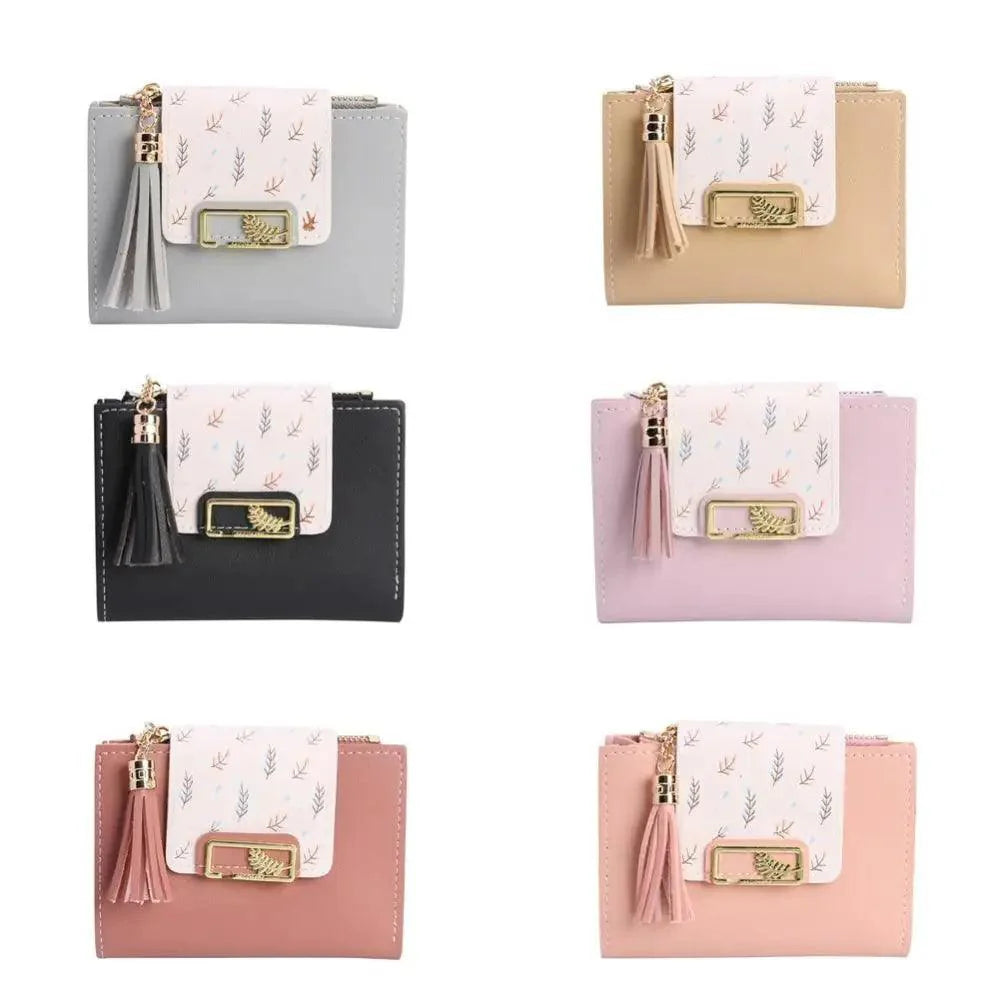 Nouveaux Petits Sacs à Main Pochette en Cuir PU Porte-Cartes et Petit Porte-Monnaie pour Femmes et Filles
