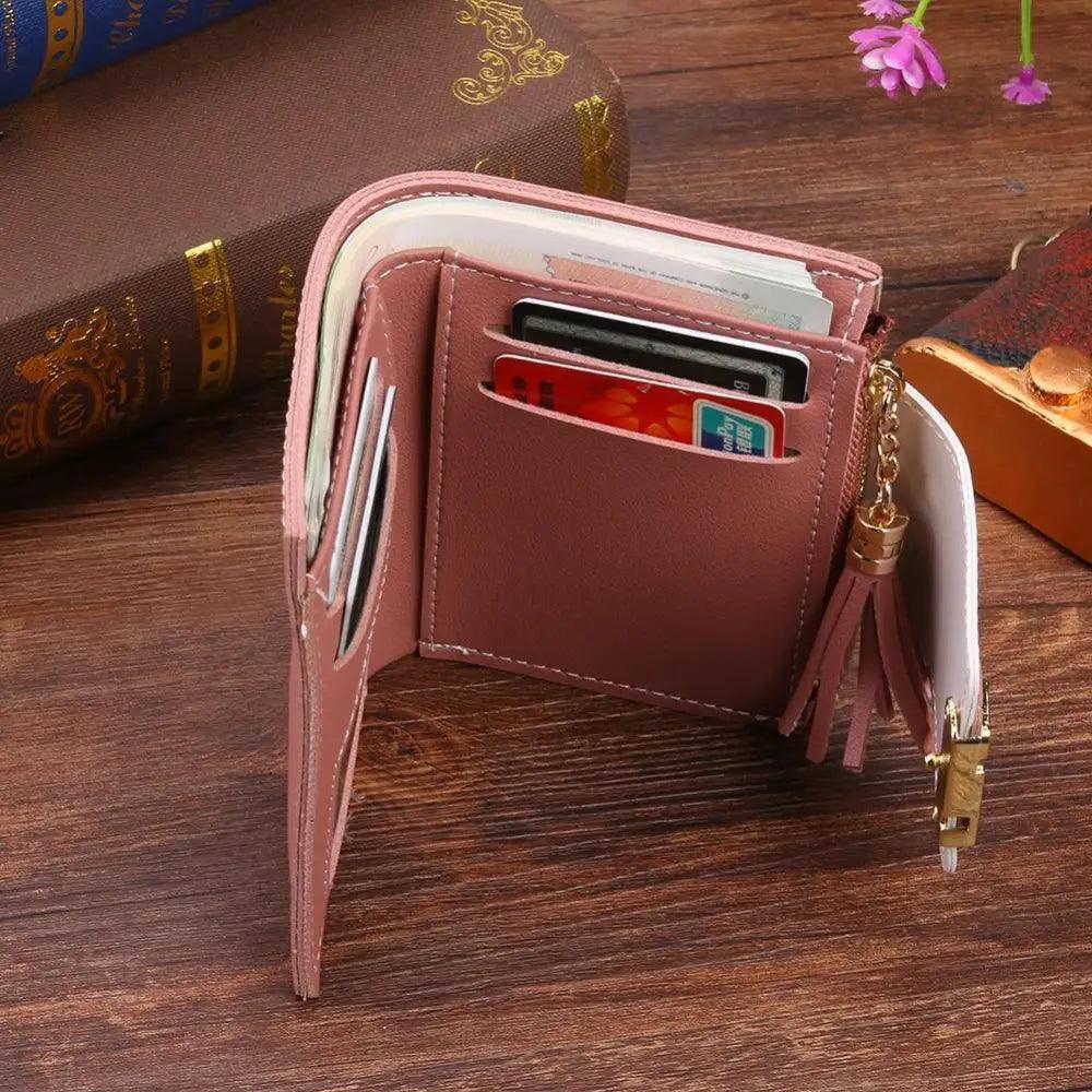Nouveaux Petits Sacs à Main Pochette en Cuir PU Porte-Cartes et Petit Porte-Monnaie pour Femmes et Filles