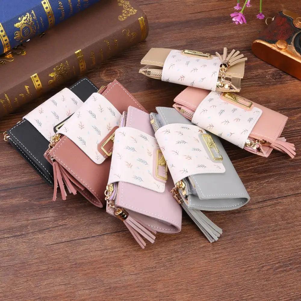 Nouveaux Petits Sacs à Main Pochette en Cuir PU Porte-Cartes et Petit Porte-Monnaie pour Femmes et Filles