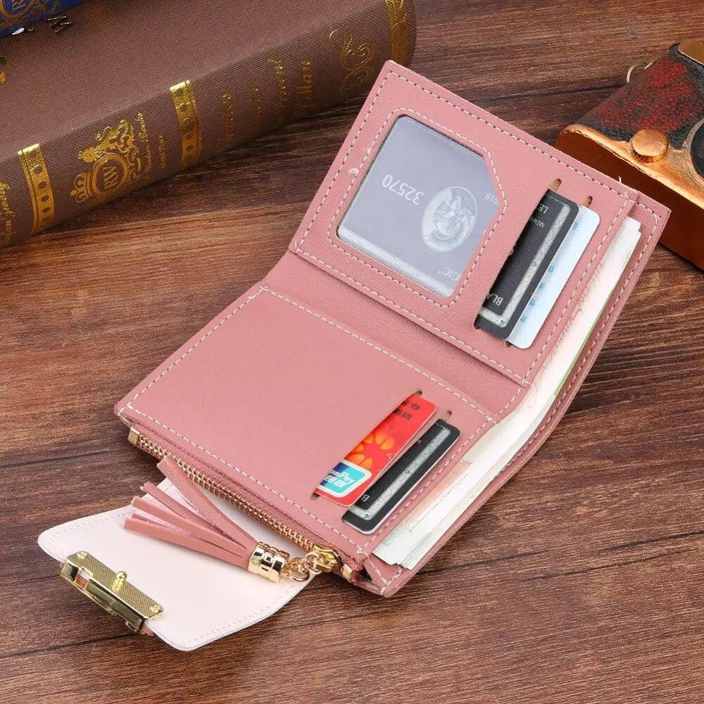 Nouveaux Petits Sacs à Main Pochette en Cuir PU Porte-Cartes et Petit Porte-Monnaie pour Femmes et Filles
