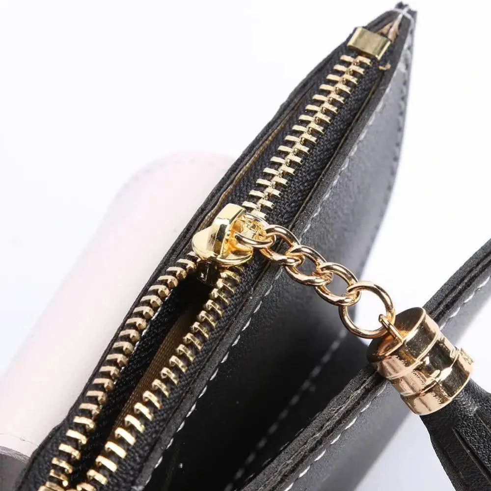 Nouveaux Petits Sacs à Main Pochette en Cuir PU Porte-Cartes et Petit Porte-Monnaie pour Femmes et Filles