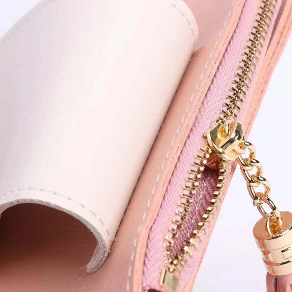 Nouveaux Petits Sacs à Main Pochette en Cuir PU Porte-Cartes et Petit Porte-Monnaie pour Femmes et Filles