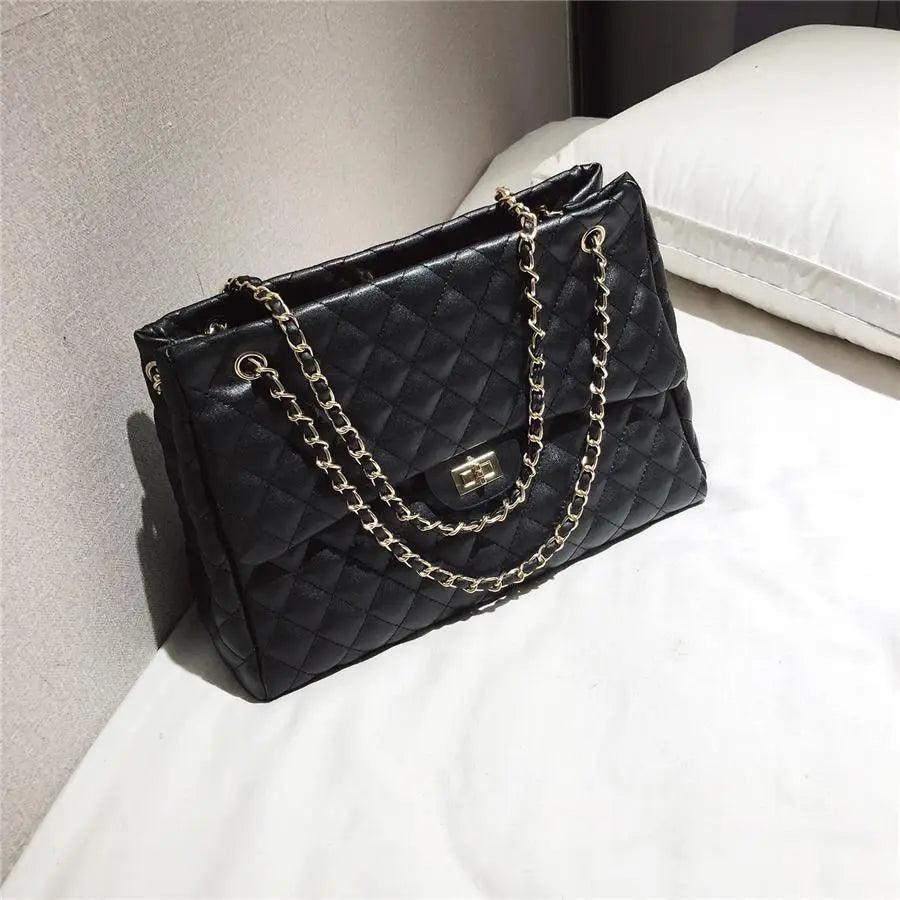 Sac à bandoulière en cuir synthétique pour femme, sac à main de luxe de grande capacité, sac bandoulière à la mode