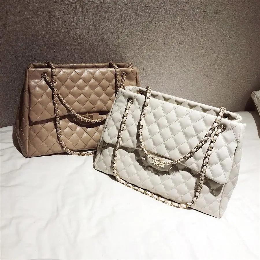 Sac à bandoulière en cuir synthétique pour femme, sac à main de luxe de grande capacité, sac bandoulière à la mode