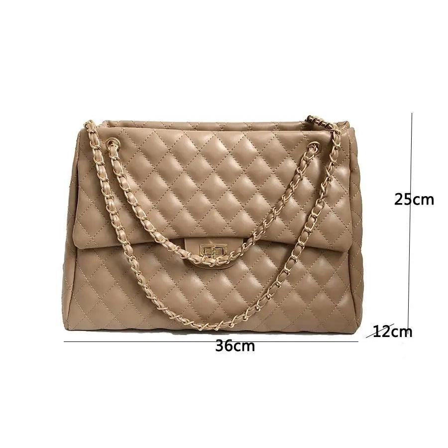 Sac à bandoulière en cuir synthétique pour femme, sac à main de luxe de grande capacité, sac bandoulière à la mode