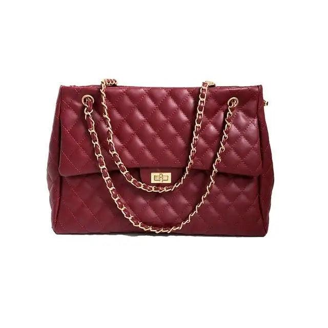 Sac à bandoulière en cuir synthétique pour femme, sac à main de luxe de grande capacité, sac bandoulière à la mode