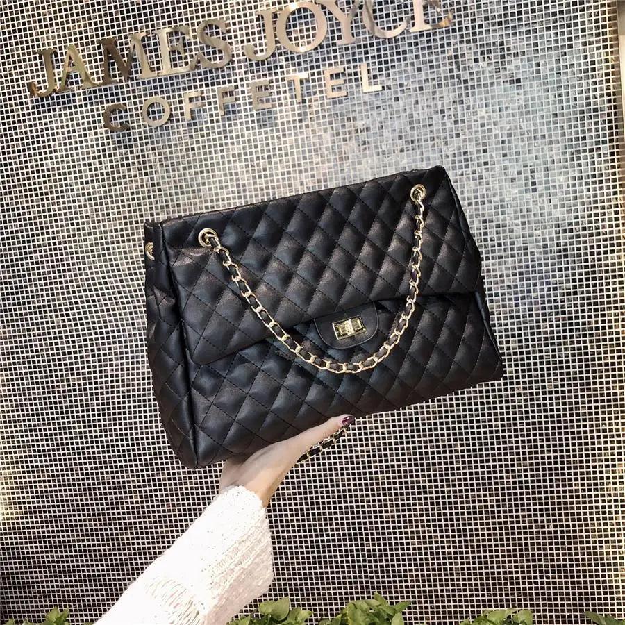Sac à bandoulière en cuir synthétique pour femme, sac à main de luxe de grande capacité, sac bandoulière à la mode