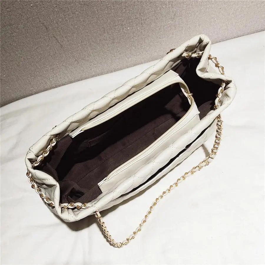 Sac à bandoulière en cuir synthétique pour femme, sac à main de luxe de grande capacité, sac bandoulière à la mode