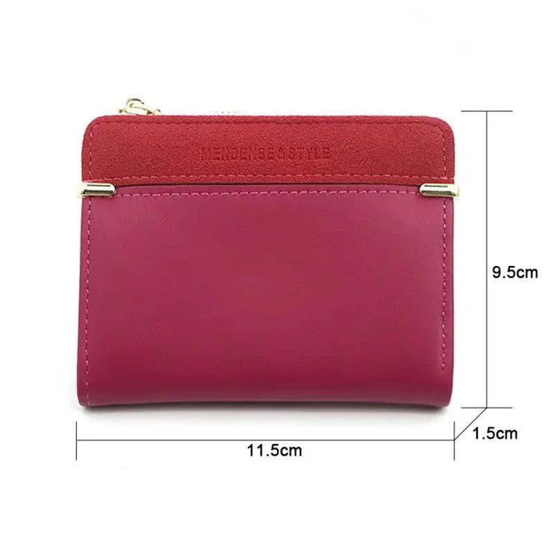 Nouveau Petit Portefeuille Femme, Porte-Monnaie, Portefeuilles à la Mode, Porte-Cartes Petit Portefeuille Femme et Mini Pochette pour Fille