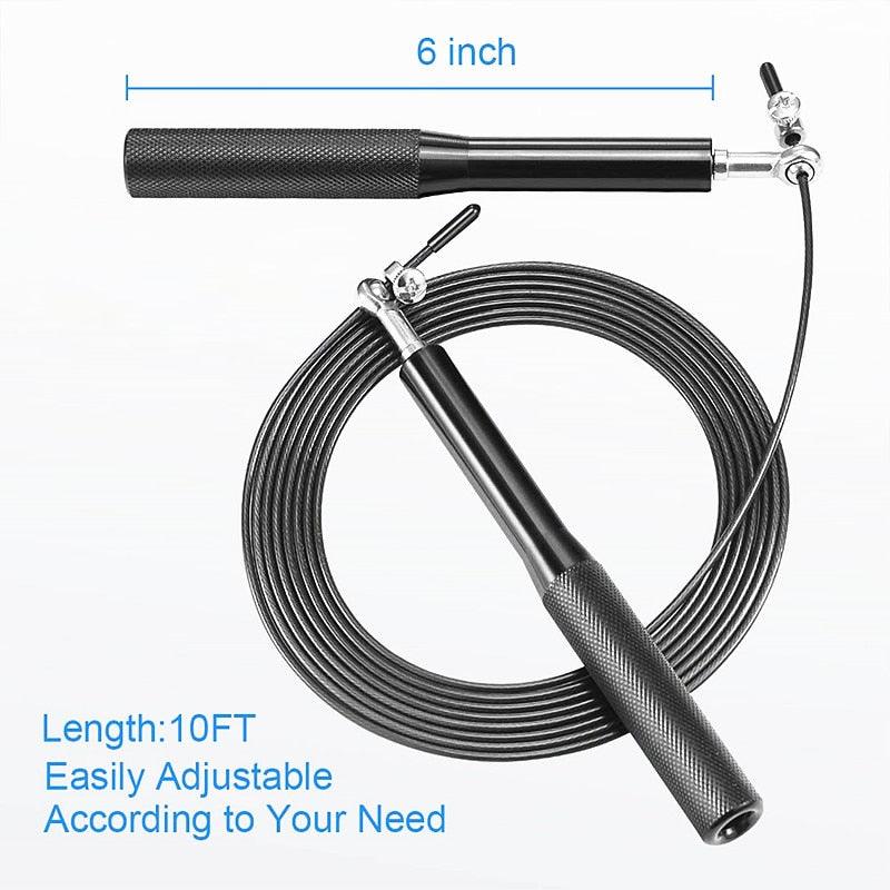Nouvelle Corde à Sauter Rapide Fitness Cordes à Sauter Réglables Professionnelles Pour Boxe Fitness Entraînement Corde à Sauter Avec Poignée en Alliage d'Aluminium Pour Salle de Sport Maison