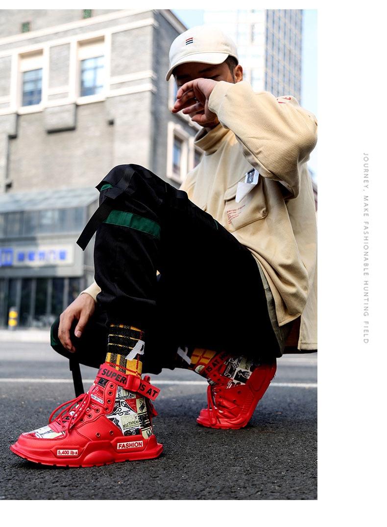 Nouvelles baskets de sport pour hommes de haute qualité, respirantes, légères, rouges, de luxe, de mode, de course, antidérapantes, de tennis, de sport, athlétiques, de marche, d'entraînement