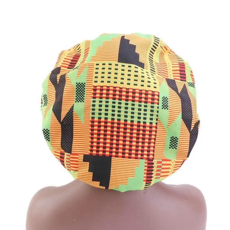 Nouveau Bonnet extra large époustouflant doublé de satin pour femmes, grande taille, imprimé beauté, bonnet de nuit en satin de soie, couvre-chef, chapeau bonnet