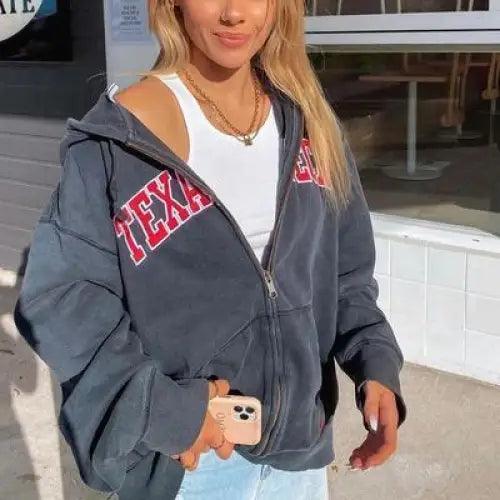 Nouvelle tendance de vestes décontractées amples imprimées pour l'hiver, avec capuche, coupe-vent, pour femmes et filles