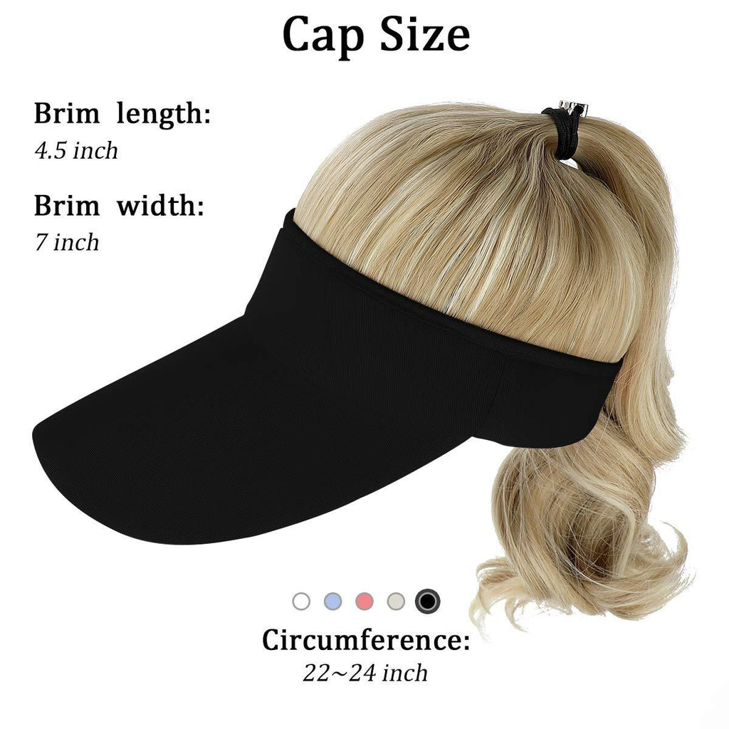 Perruque Synthétique avec Chapeau Visière pour Femmes, Extension de Queue de Cheval, Perruque Frisée Ondulée, Casquette de Baseball avec Cheveux, Perruques pour Femmes Noires, Perruques Cosplay pour Femmes