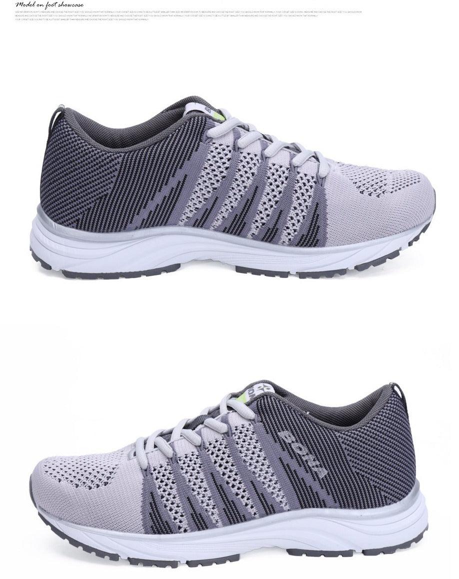 Nouvelles Chaussures de Course Élégantes pour Femmes, Baskets de Marche et de Jogging d'Extérieur, Chaussures de Sport à Lacets en Maille, Baskets de Course Antidérapantes Légères et Respirantes en Maille
