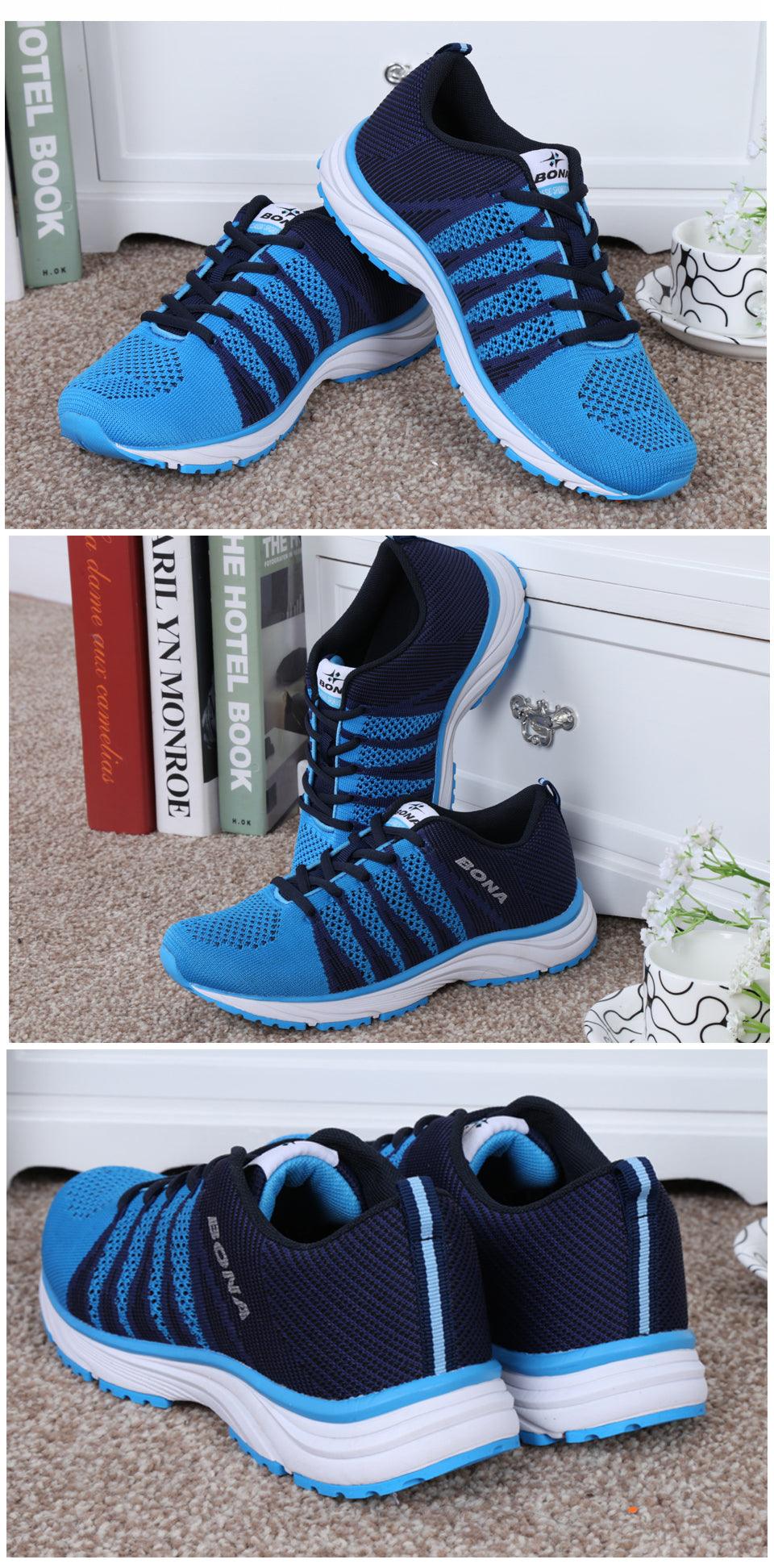 Nouvelles Chaussures de Course Élégantes pour Femmes, Baskets de Marche et de Jogging d'Extérieur, Chaussures de Sport à Lacets en Maille, Baskets de Course Antidérapantes Légères et Respirantes en Maille
